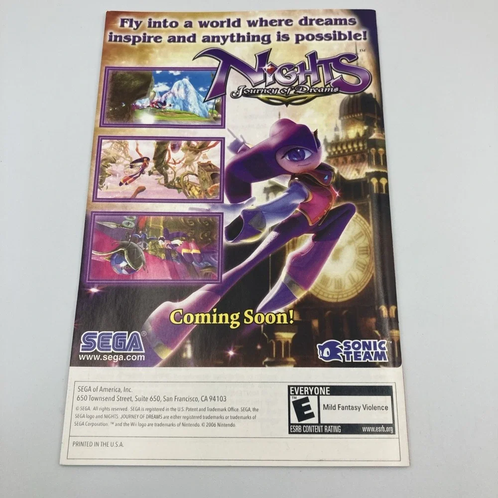 Nintendo Wii Mario & Sonic at the Olympic Games Complete with‎ Manual